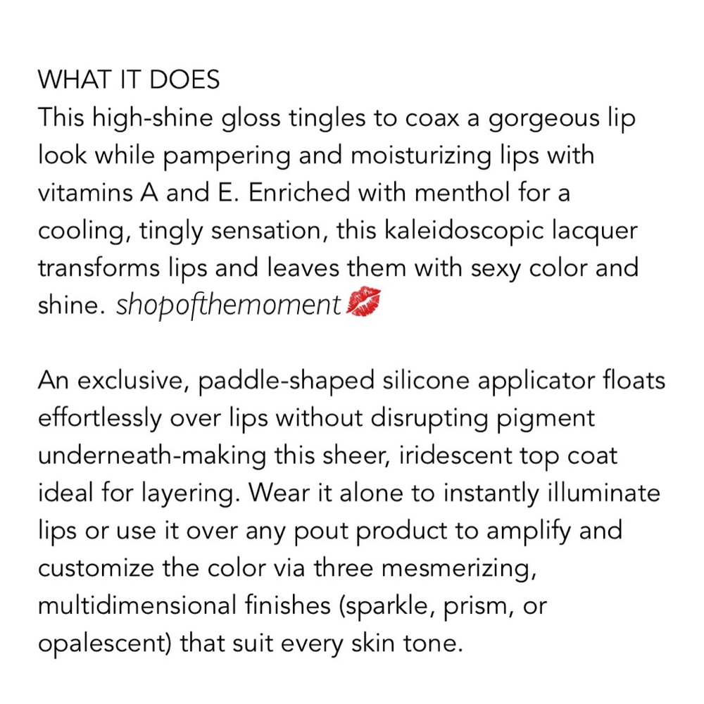 new Buxom ❦ Holographic Lip Plump Gloss ❦ Ariana ❦ - Picture 6 of 11